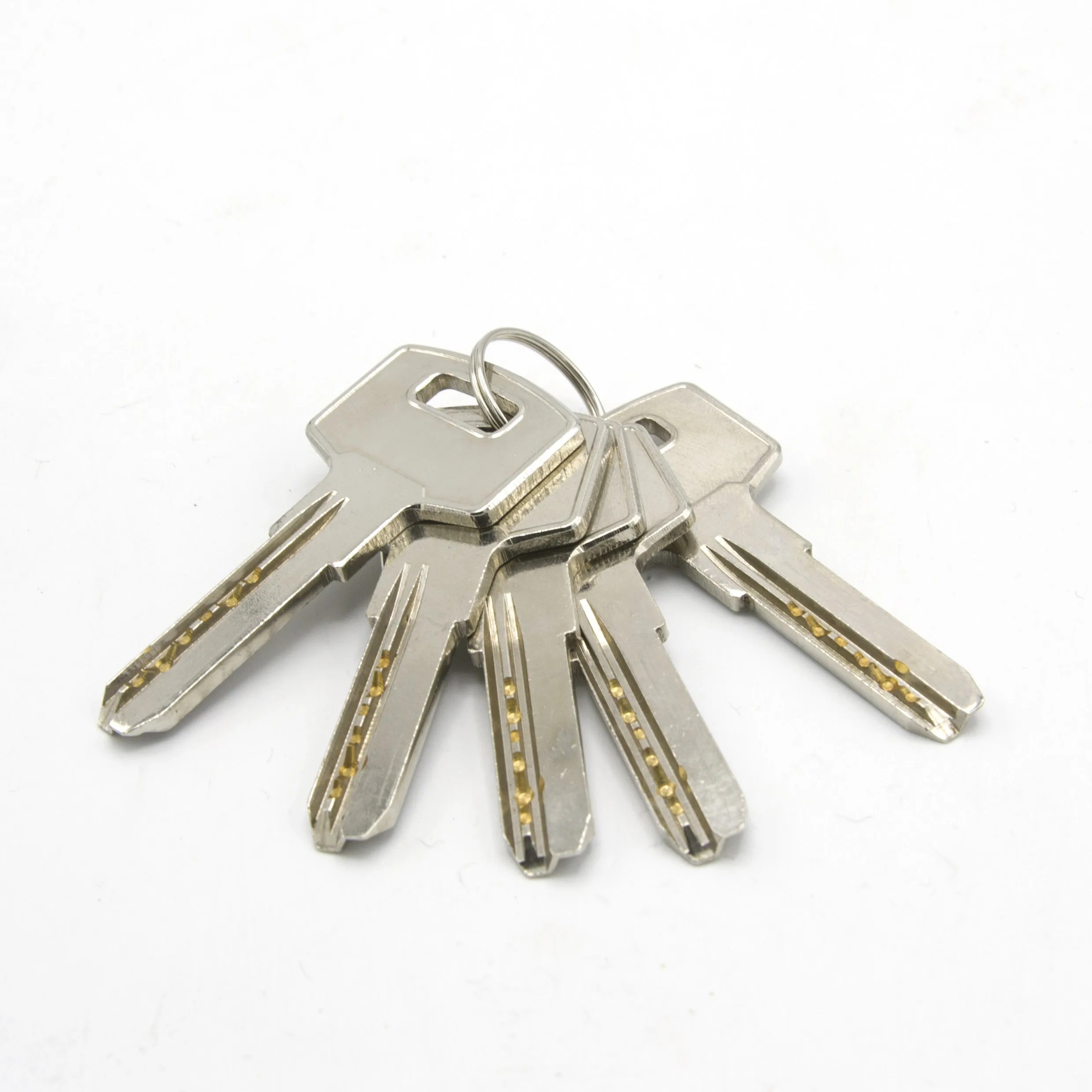 High Security Chrome Plated CP Euro Double Gear Open Lock Cylinder