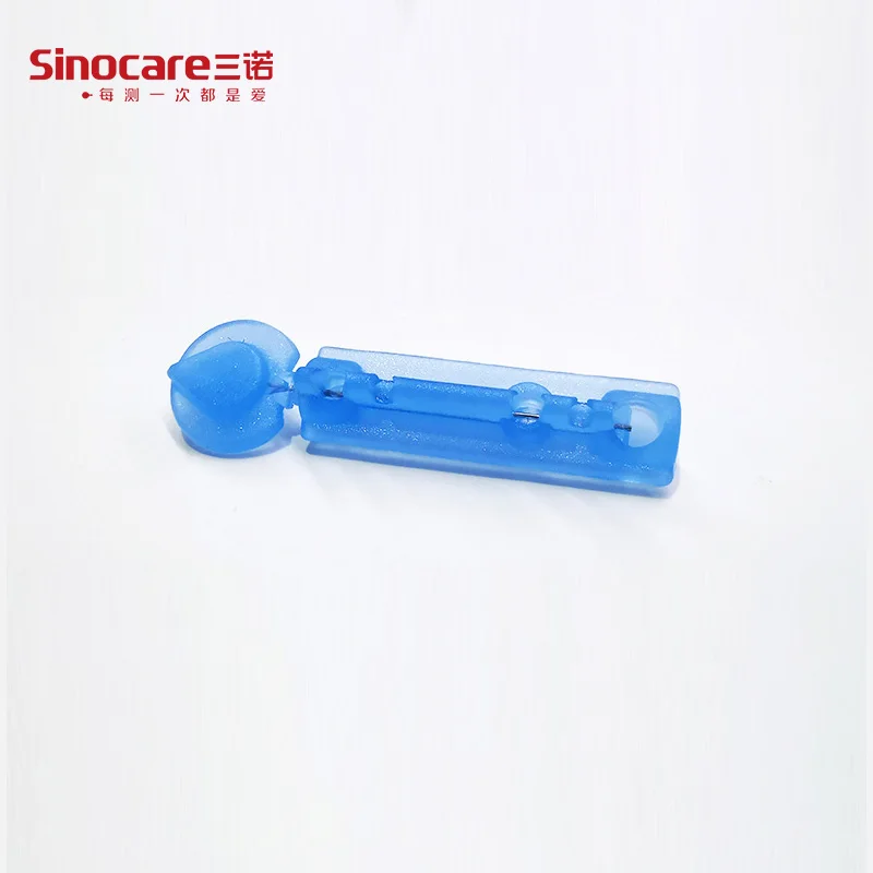 Diabetes Blood Lancet Manufacturers Retractable Finger Twist Blood Lancet Single Use Disposable Blood Lancet Device