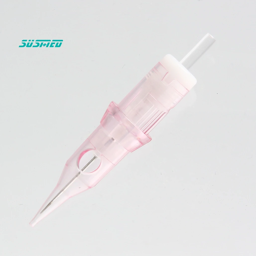 OEM Logo Box Stainless Steel Disposable Membrane Sterilized SMP Permanent Makeup Magnum Tattoo Needle Cartridge