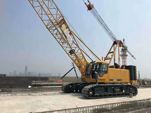 XGC100 China Excellent Condition Cranes Lifting Capacity 100 Tons Crawler Crane2