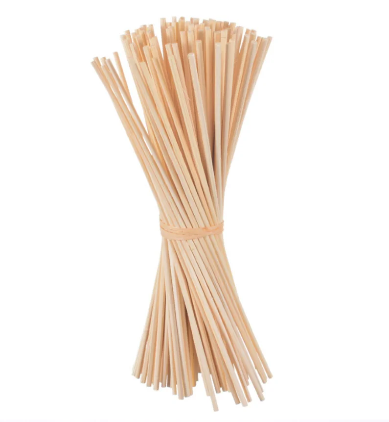 1.2 mm 1.3mm Round Natural Bamboo Raw Unscented Incense Sticks For Agarbatti Making