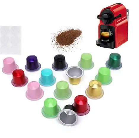 Aluminum foil hot sealing cap for sealing capsules in K-cup coffee cups