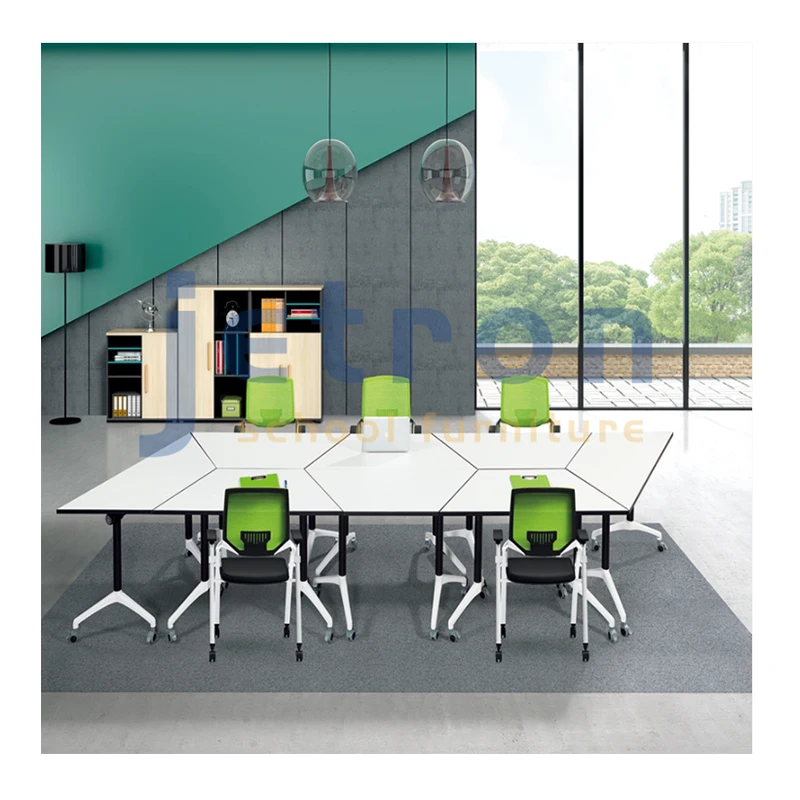 Splicing office conference table trapezoidal diversified stitching training desk