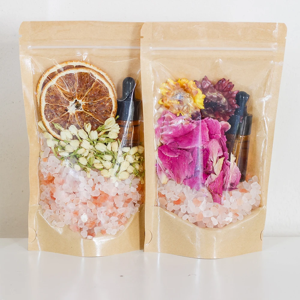 ODM органическое розовое хималайское эфирное масло для спа-ванны соленая вода ухода за кожей тела расслабляющий тело