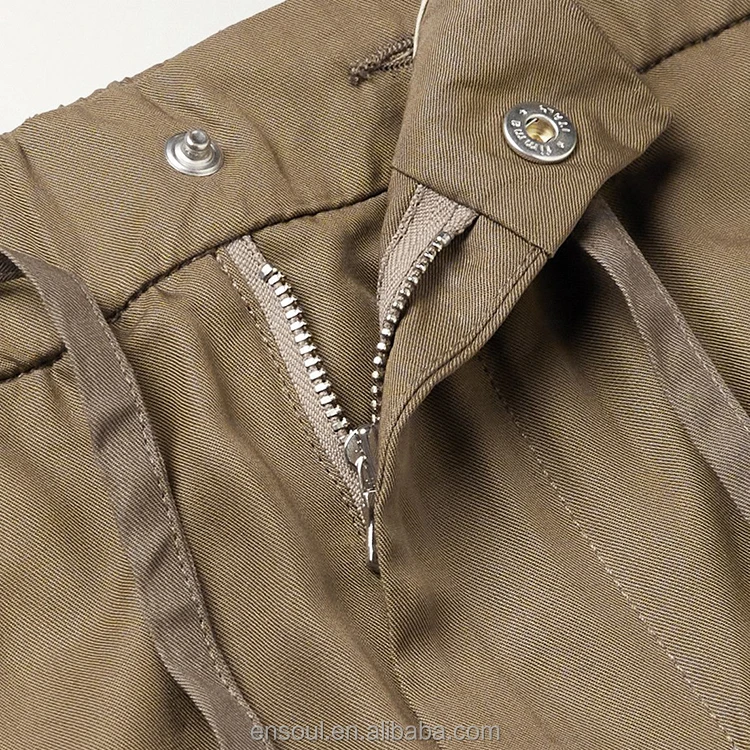 OEM New Arrivals Custom High Quality Khaki Linen Causal Chinos Men Trousers