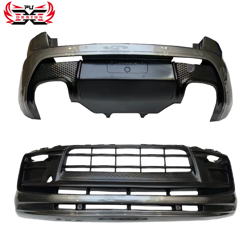 Wholesale For Porsche macan 95B.3 2014-2017 upgrade 2018-2023 macan FRP Front Bumper Rear Bumper Body Kit