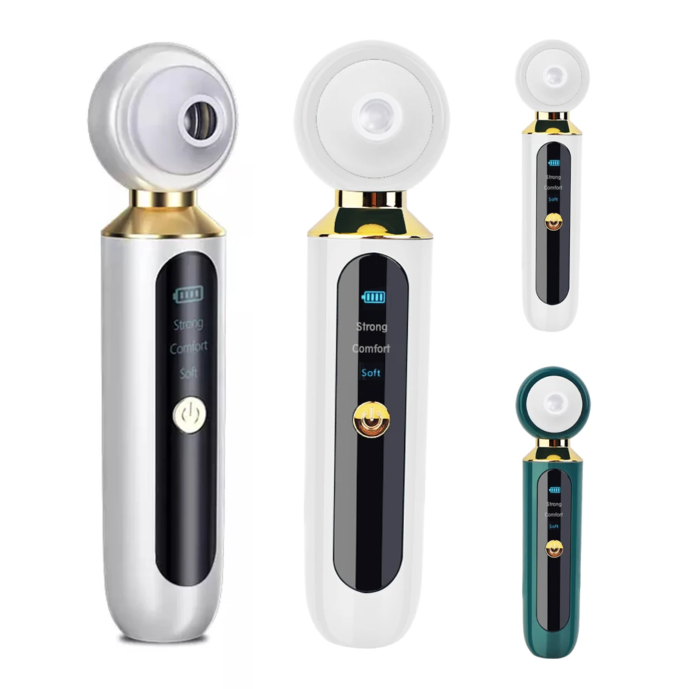 Rechargeable Electric Facial Pore Clean Visual vacuum blackhead remover beauty device