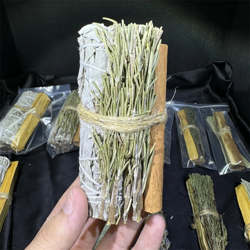 Оптовая продажа шалфей Palo Santo Лавандовый розмарин Корица на заказ для медитации