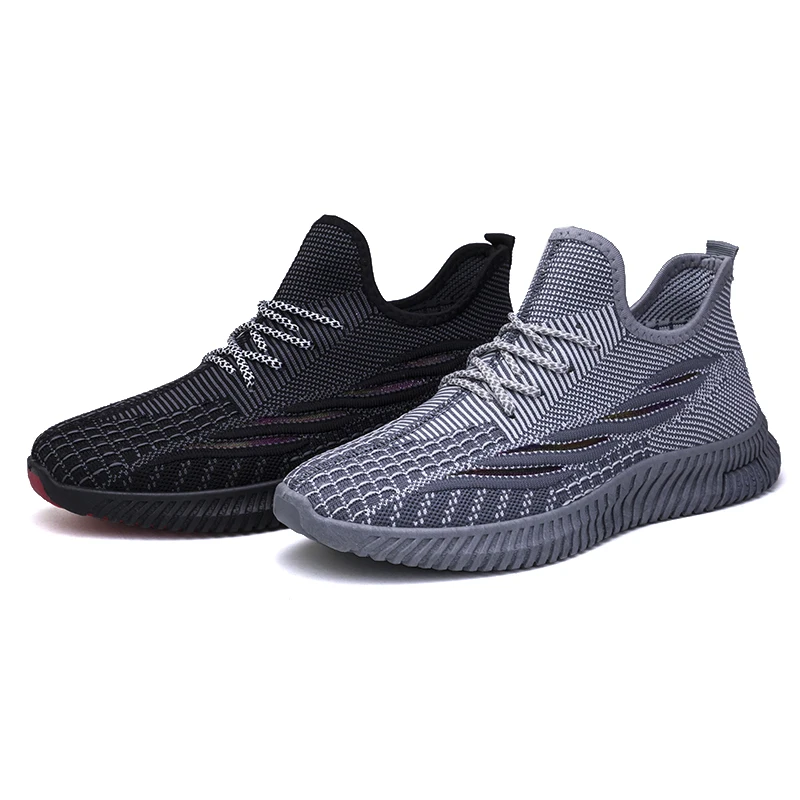
shoes men sneakers 2021 new design durable Lace-up Non-slip Mens Sports Running Casual Shoes 