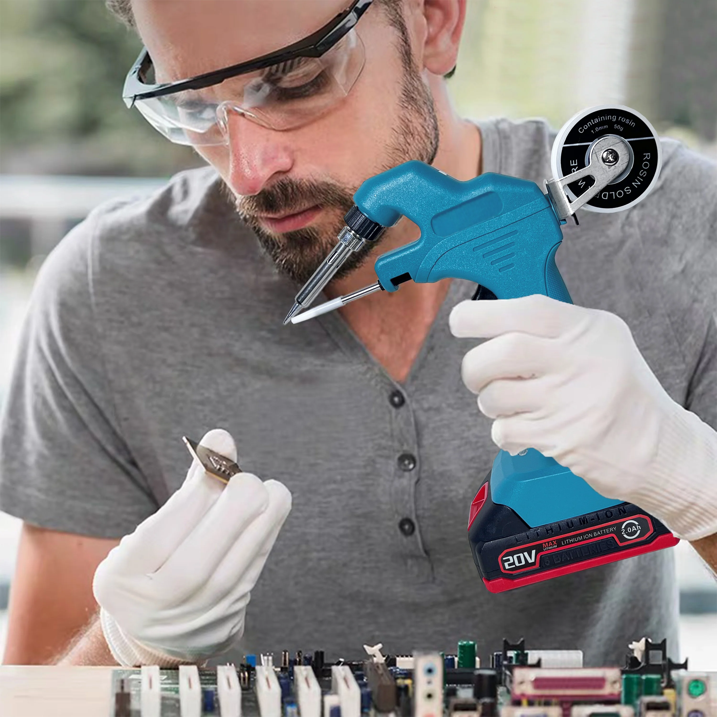 Electric Soldering Iron Automatic Soldering Gun Manual Solder Gun Hot Sale Factory Price Welding Torch Welding Working