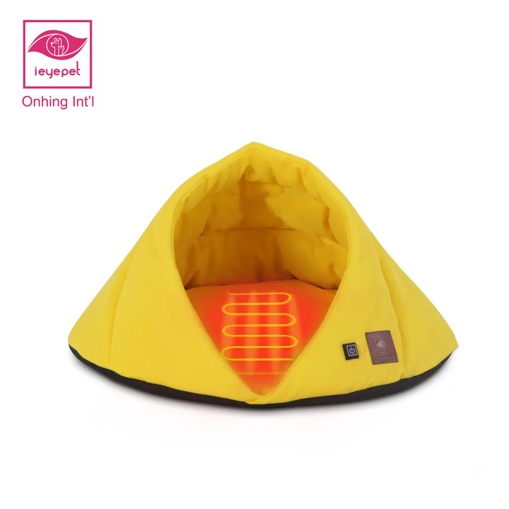 
Patented Electric Heated House Washable Pet Soft Warm Heat Mat Pet Bed Cat Cave 