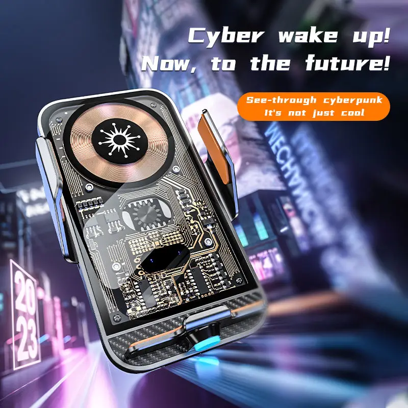 Smart Car Wireless Charger Mobile Phone Stands Phone Holder For Car With Wireless Charger