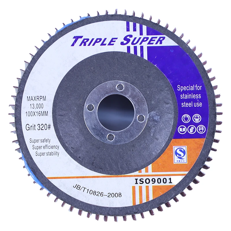 hot sales abrasive flap Disc disk alumina Corundum 4 Inch Aluminum oxide Sanding Grinding Wheel Used with Angle grinder