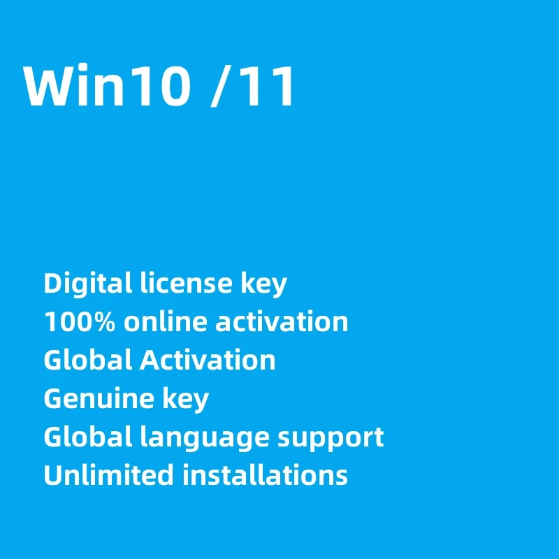 Подлинный Win 11 профессиональный ключ Лицензия розничная 100% онлайн Активация pro цифровой отправка Ali Chat