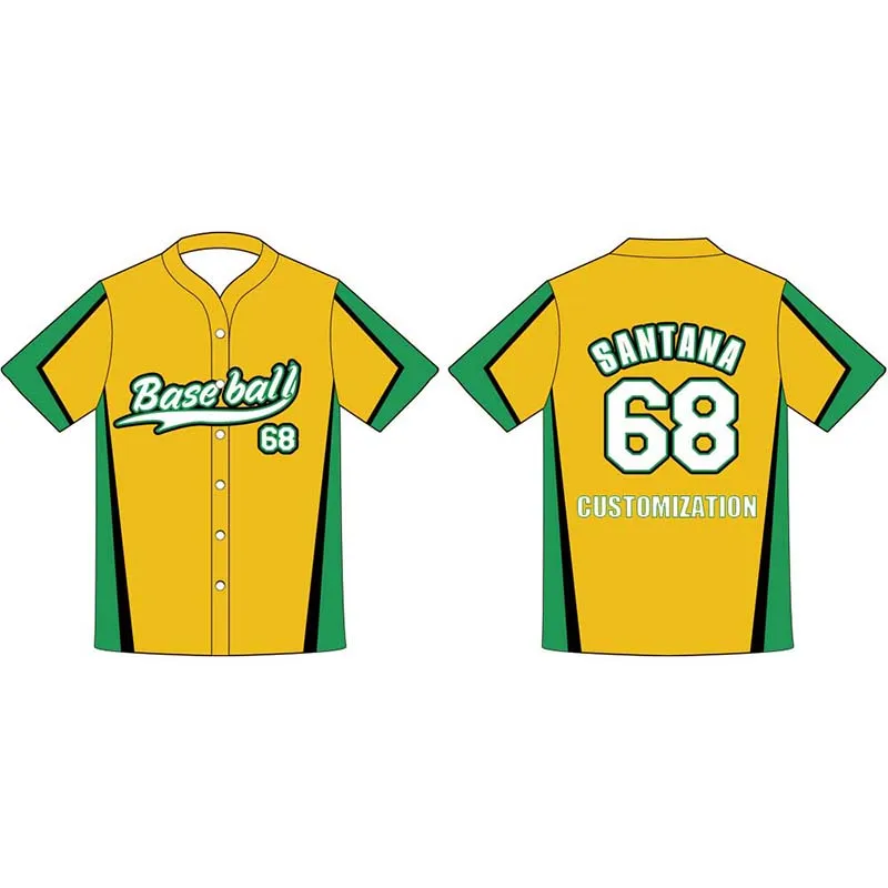 Best Selling Polyester Baseball Jersey  New Style Uniformes De Softball Outdoor Softball Uniform for Adults