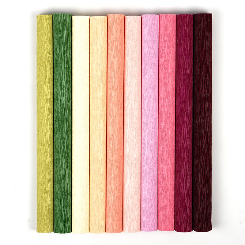 Hot Sale Patterned Crepe Paper,rainbow Crepe Paper Streamer,Colorful DIY Party Colorful Crepe Paper Streamers
