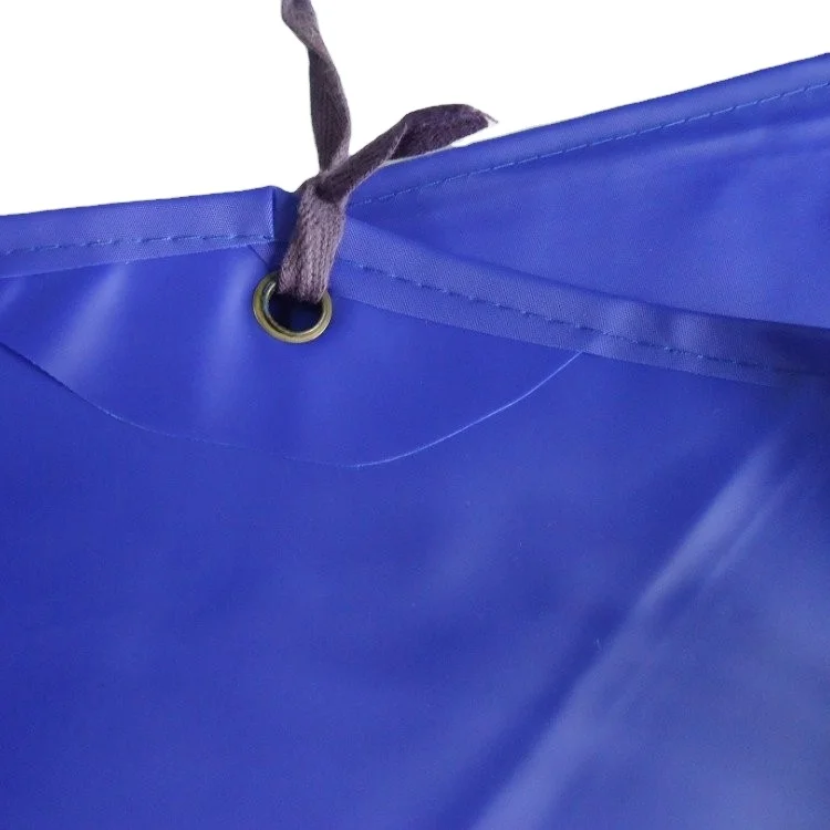 Curb wax PVC tarpaulin blue  heavy duty 650gsm Blue tarpaulin 1000d*1000D 18*18 Glossy & Matte