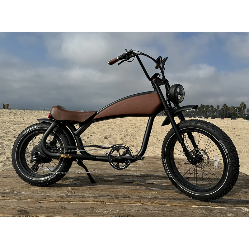 S23 Retro Sport Electronic Bicycle 1000W 500W 48V Quality Mountain Fat Tire Ebike Lithium Battery Good Disc Brake Dirt Bikes