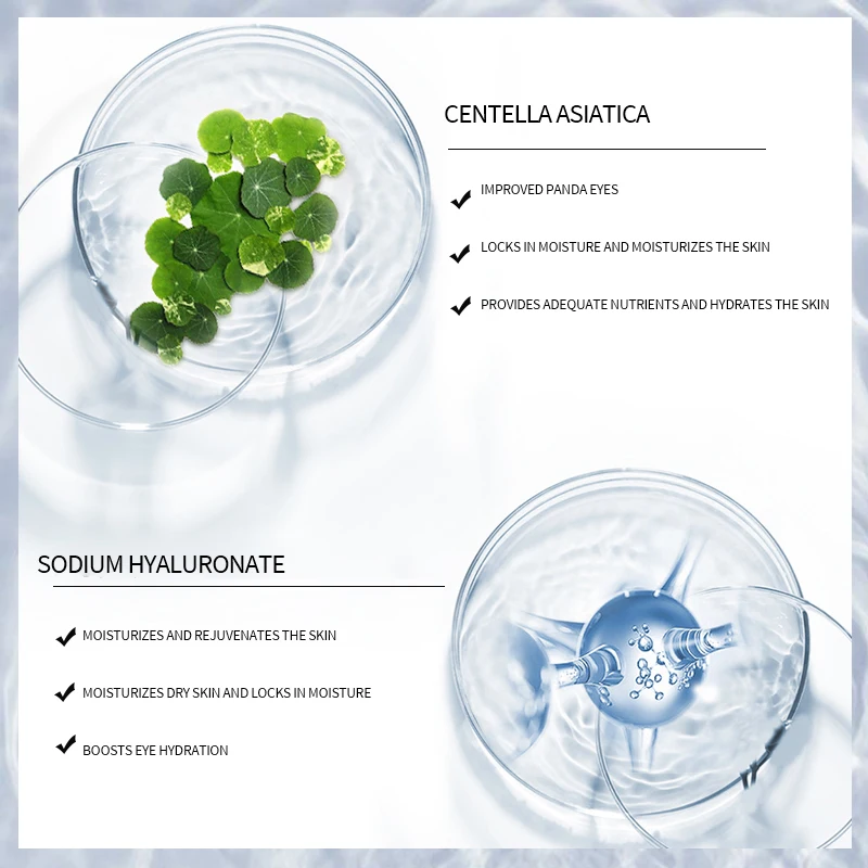 Centella Extract Essence Anti Wrinkle Eye Cream Moisturizing Black Circle Remover Easy to Absorb Private Label Eye Massage Cream