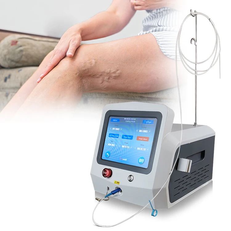 Hot Sale Model 980nm1470nm Double Wave Diode Laser For The Treatment Of Varicose Vein Vascular Disease