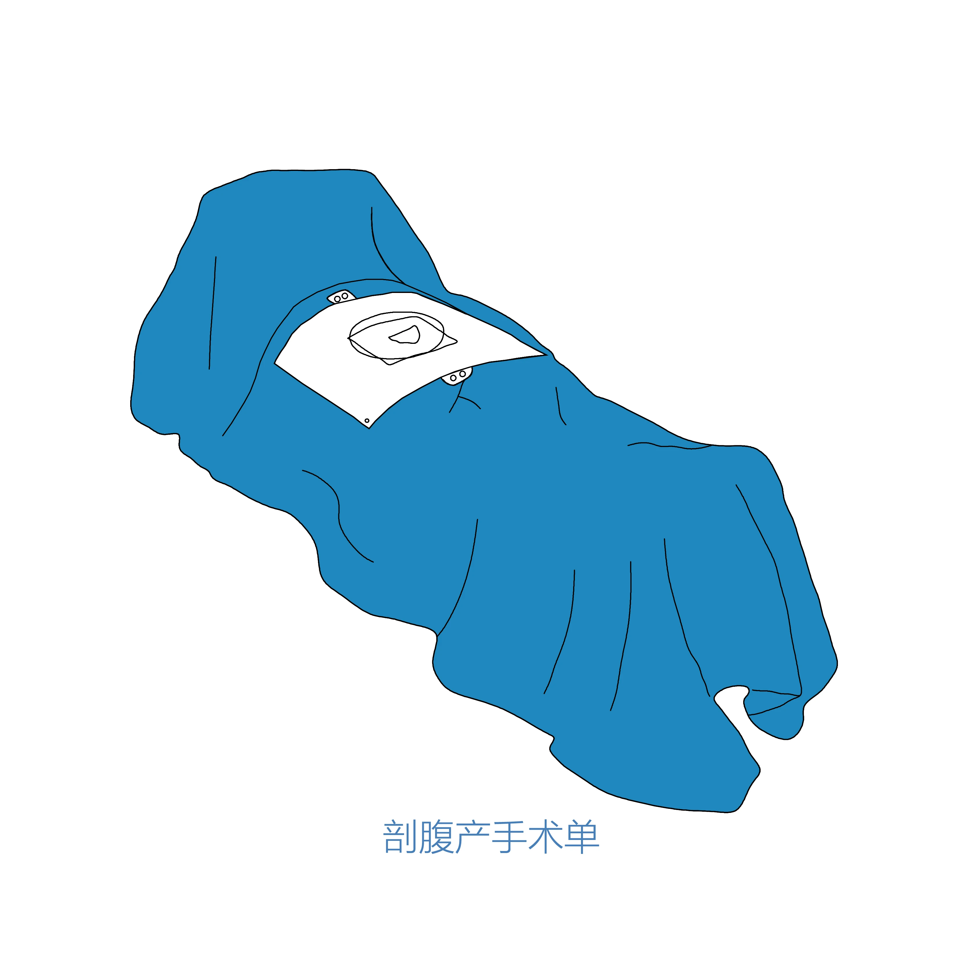 Disposable C-Section Pack Medial Cesarean  Surgical Kit