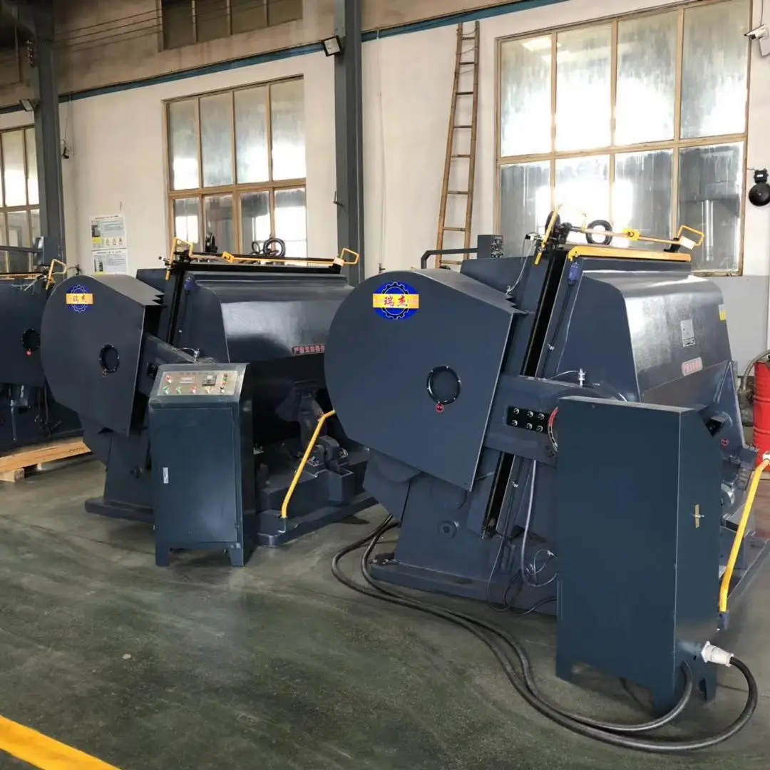 ML 1200 semi- automatic paper plate die cutting machine  corrugated  carton box die-cutting punching machine