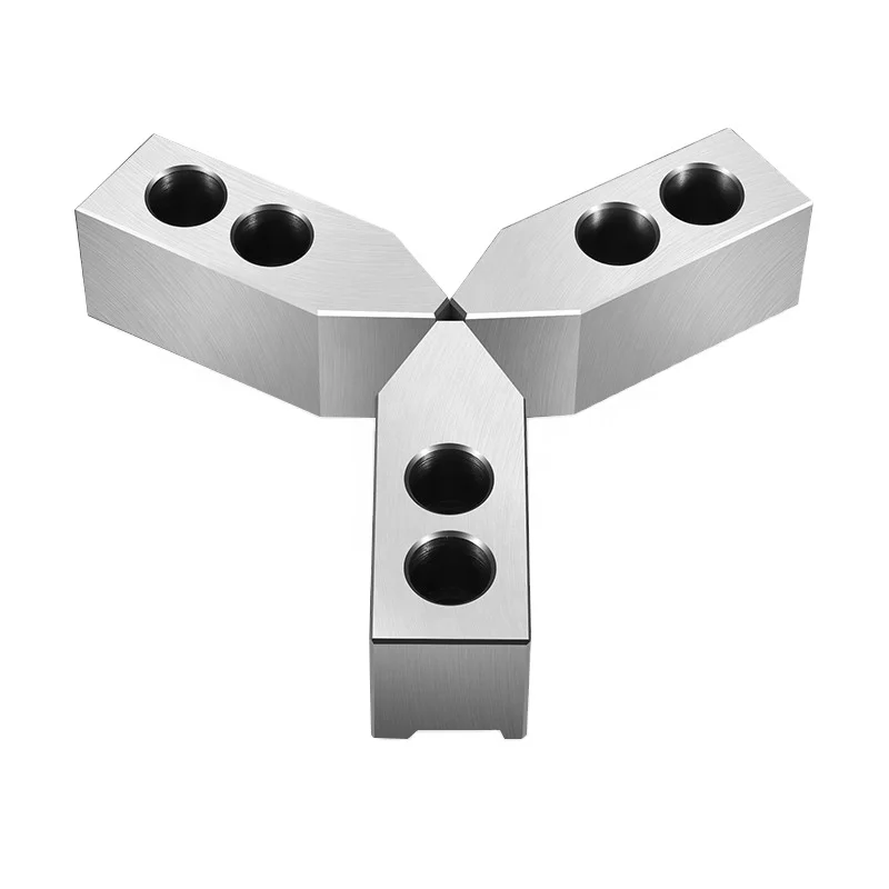 10 inch Hydraulic Aluminum Soft Jaw  Power 3Jaw Chuck For CNC Lathe Accepts Customization