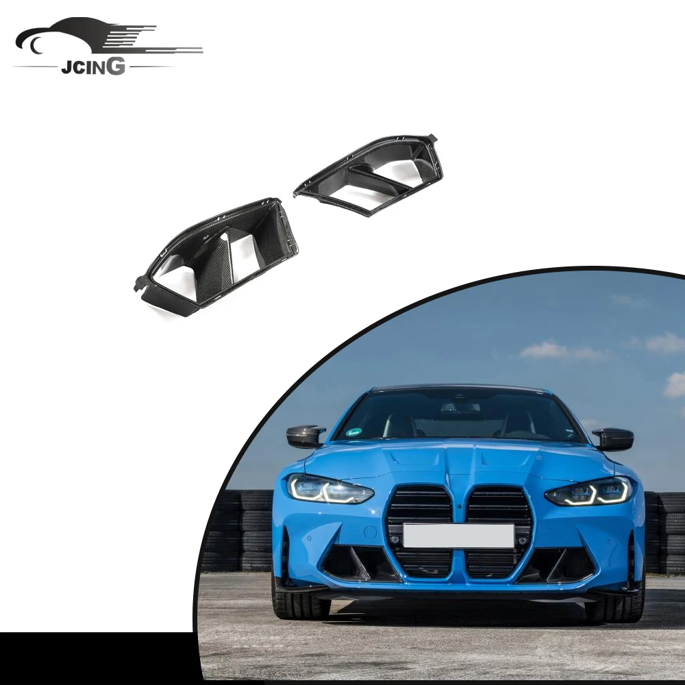 Factory OEM ODM high quality Dry Carbon Front Grille Air Vents Cover Car bodykit For BMW G80 M3 G82 G83 M4 2021 2022