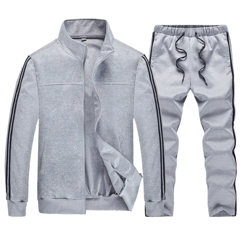 Custom couple training jogging sports wear sets Unisex active wear tracksuits