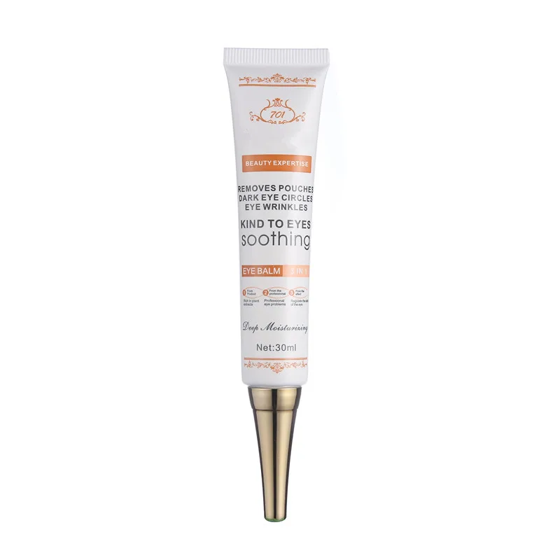 OEM cosmetic factory collagen eye treatment cream vegan eye cream anti-wrinkle moisturizer dark eye circle cream packing