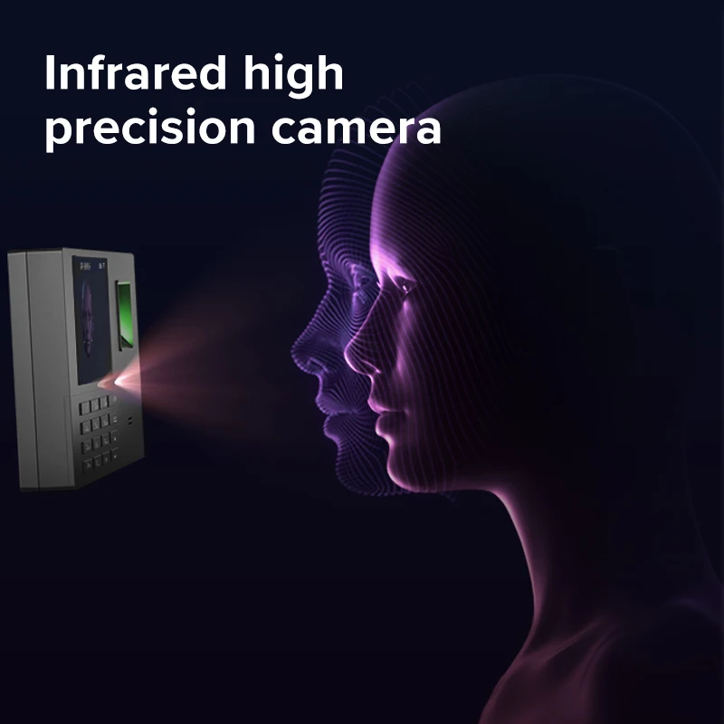 Deli ES161 fingerprint attendance machine employee commuting and clocking in and out all-in-one machine password fingerprint