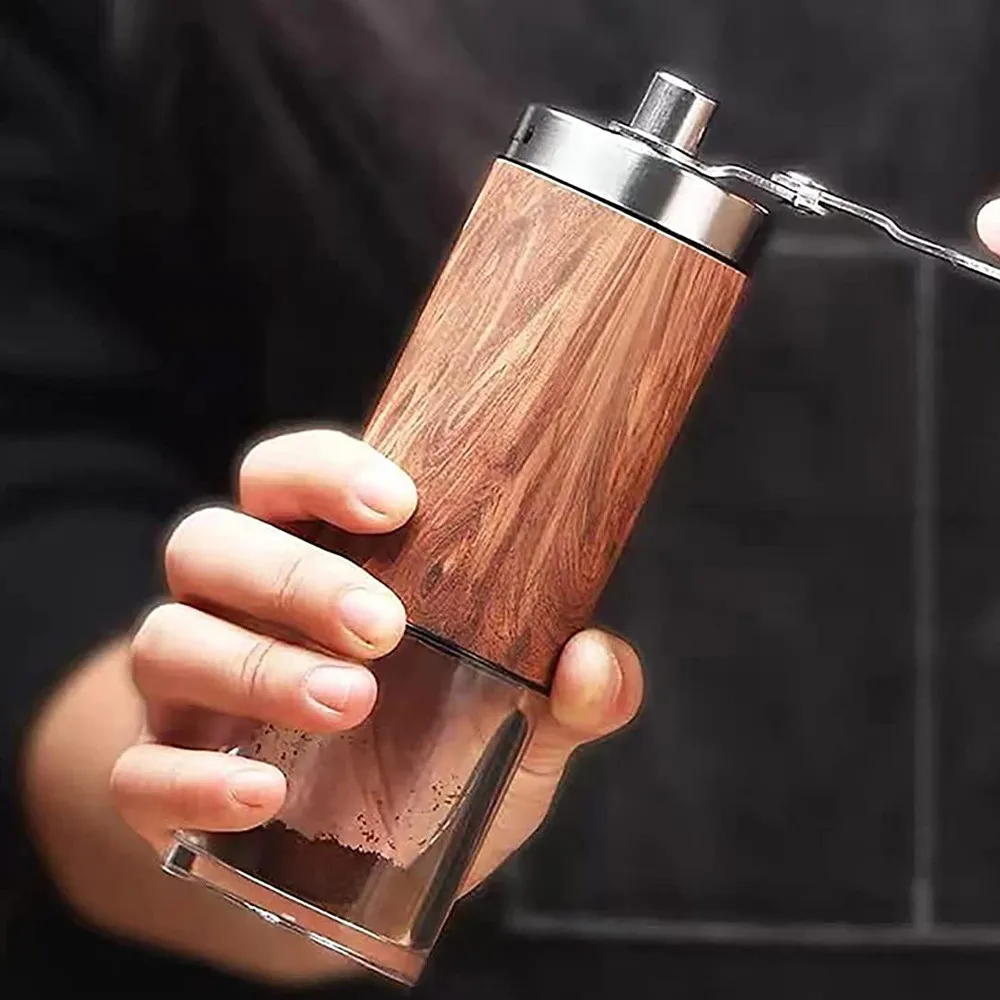 Portable Manual Hand Coffee Grinder with Adjustable Settings