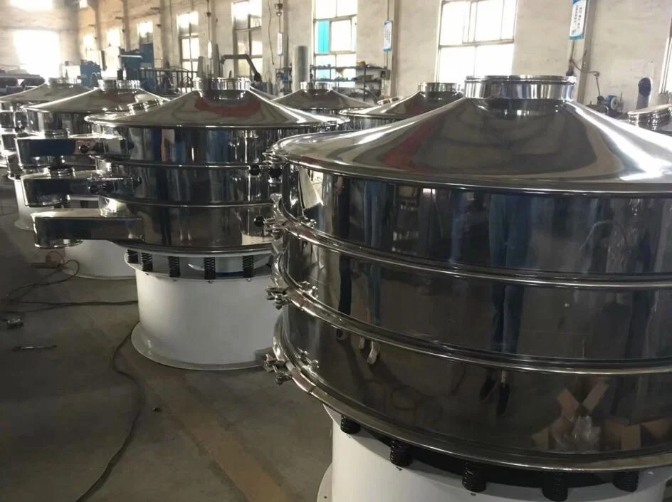 Fine Mesh Starch Flour Vibratory Screening Sieve Machine