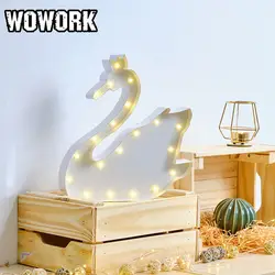 2022 год, WOWORK 3d, рождественское животное, звезда, сердце, светодиодный шатер, настенный набор, работающий от батареи, беспроводные световые буквы для украшения дома