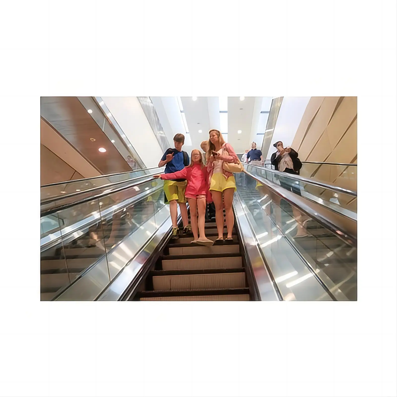 30 and 35 degrees 1000mm Two way Operation Indoor / Outside Escalator Parallel Escalator Commercial Building escalator for Sale