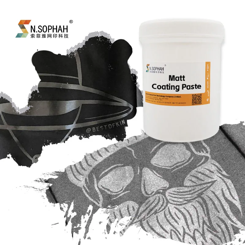 Hot Sales Matt Surface Printing Coating Screen Printing Matt Coating Paste