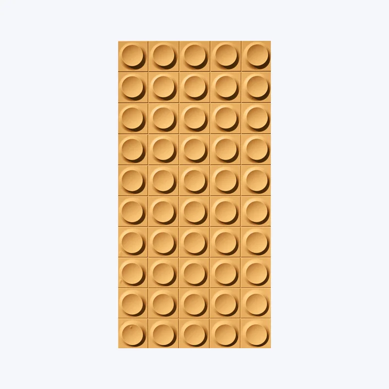 High Quality Interior Wall Decorative Waterproof 3D Polyurethane Round Plate Artificial Wall Cladding PU Clock Stone Panel