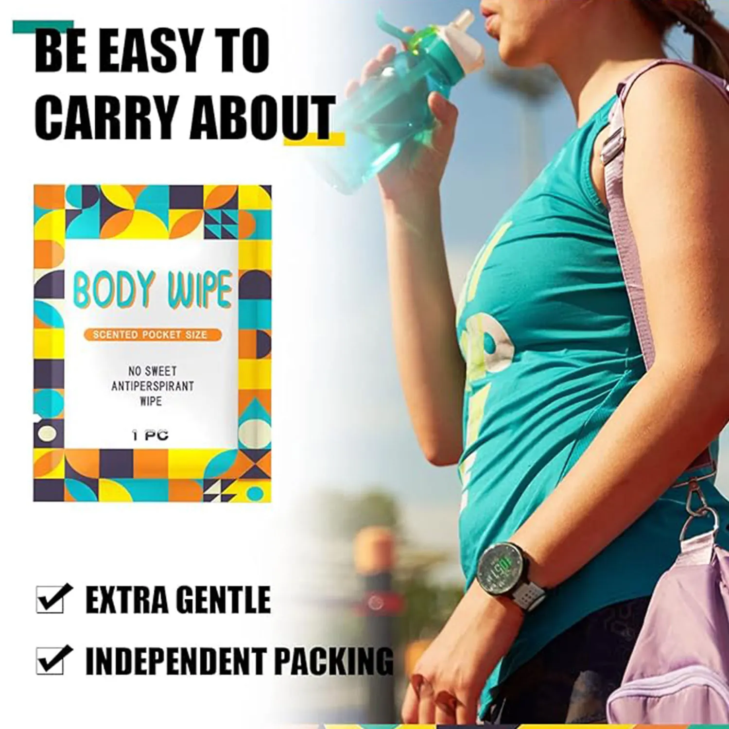 Individually Wrapped Body Wipes for Travel Facial Cleansing Wipes Aloe Natural Hand Face Both Cleaning Wipes for Adults