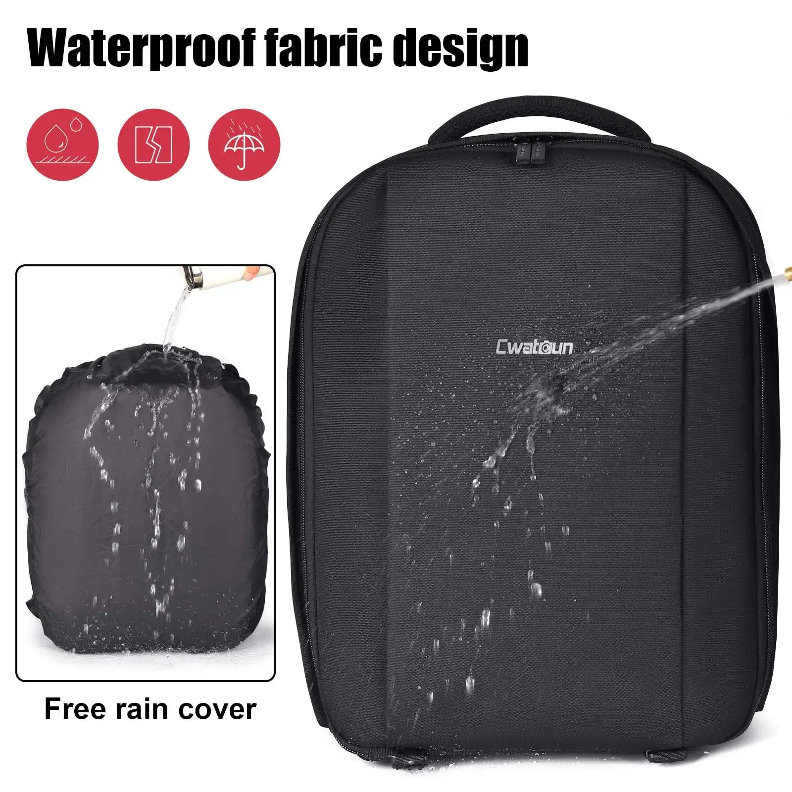 Caden D10 Outdoor Men Travel Shockproof Waterproof Height Quality Large Custom Video Bag Dslr Camera Backpack for Photographers