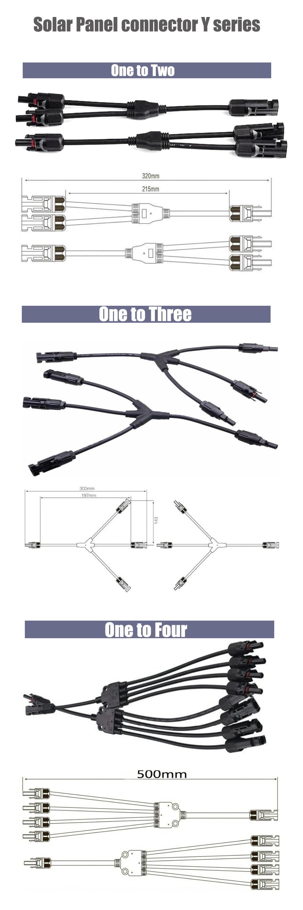 TUV MC 4 Connector PV Connector MC 4 Photovoltaic Connection Solar Module Solar Connector Solar Panel Male And Female Plug