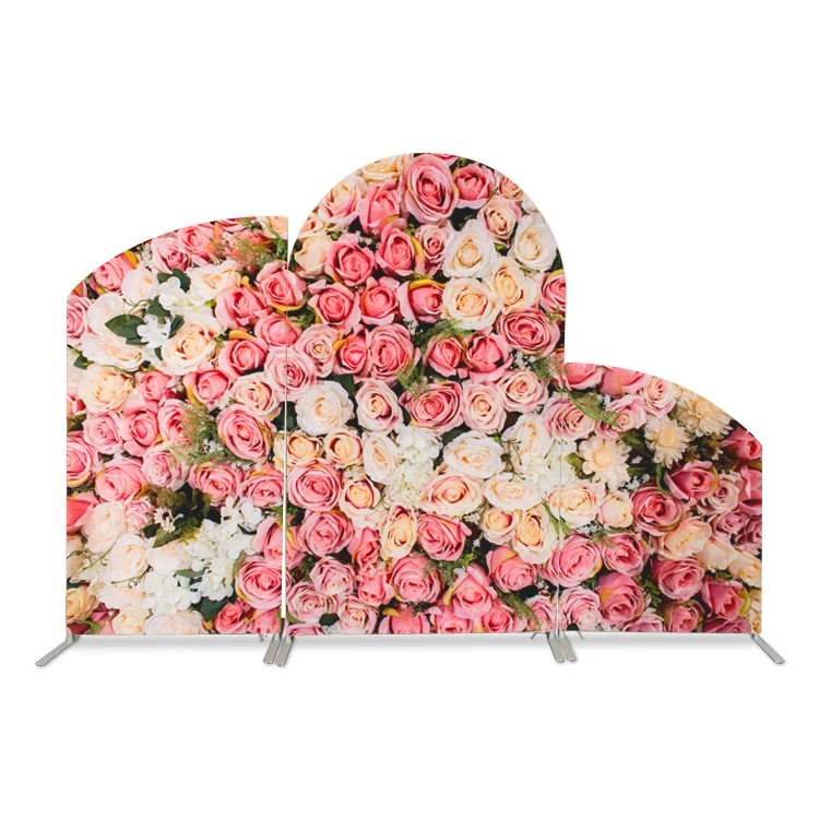 Popular in Amazon Party Wall Decorations Round Wedding Arch Party Wall Decorations Metal Arch for Sale