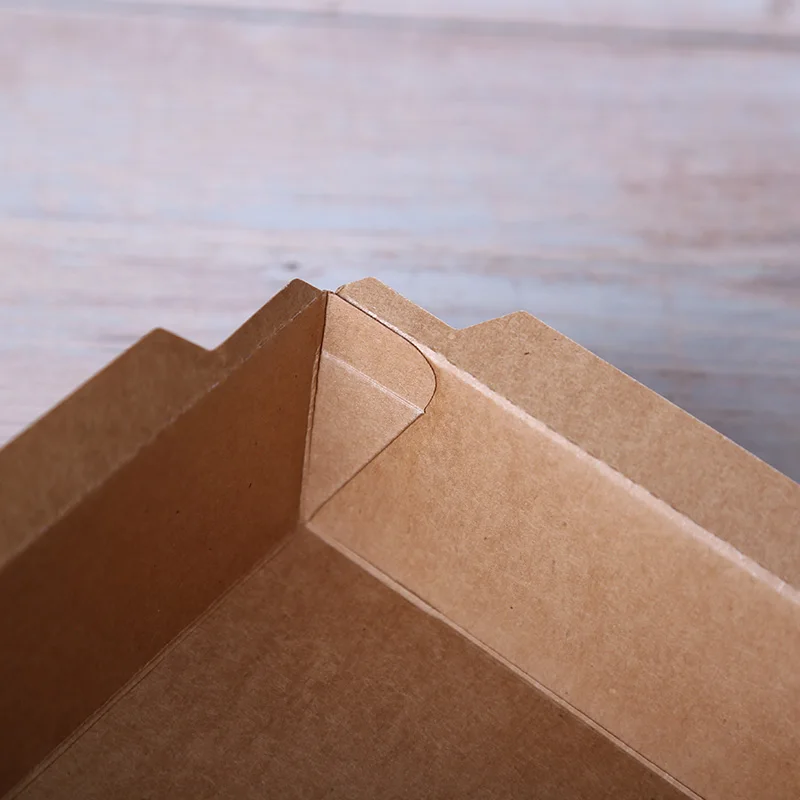 snack food packaging box by food grade kraft paper 700ML