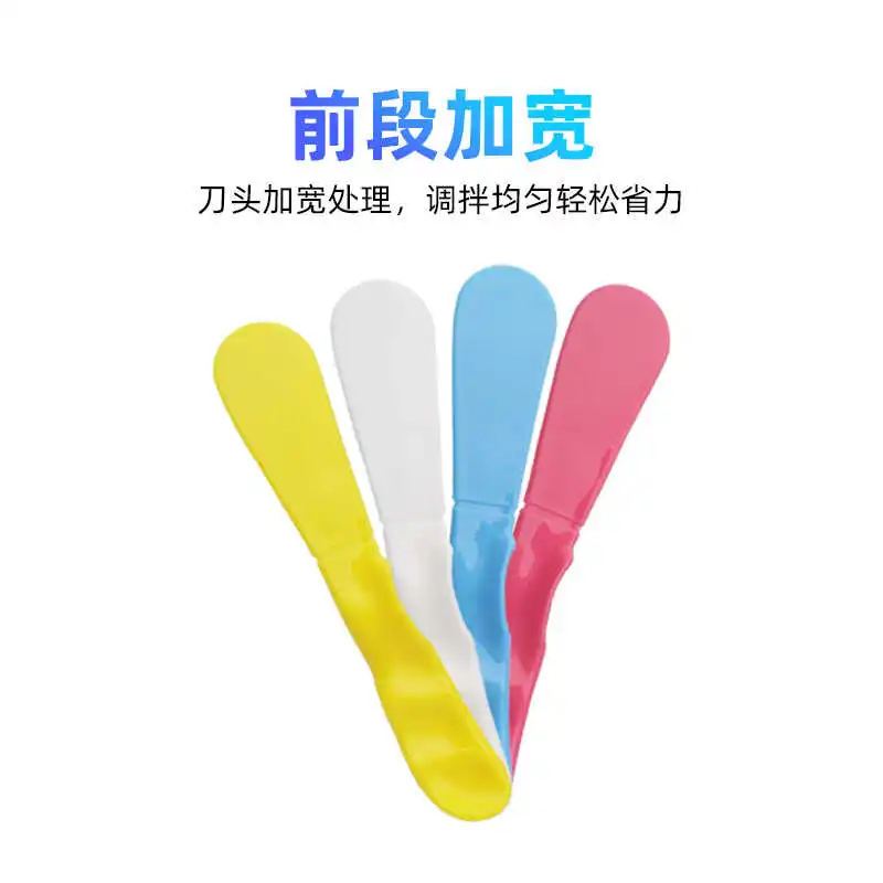 Colorful Plastic Dental Aginate Mixer Spatula Spatula Dental Disposable  Colourful Disposable Plastic Alginate Mixer Spatula