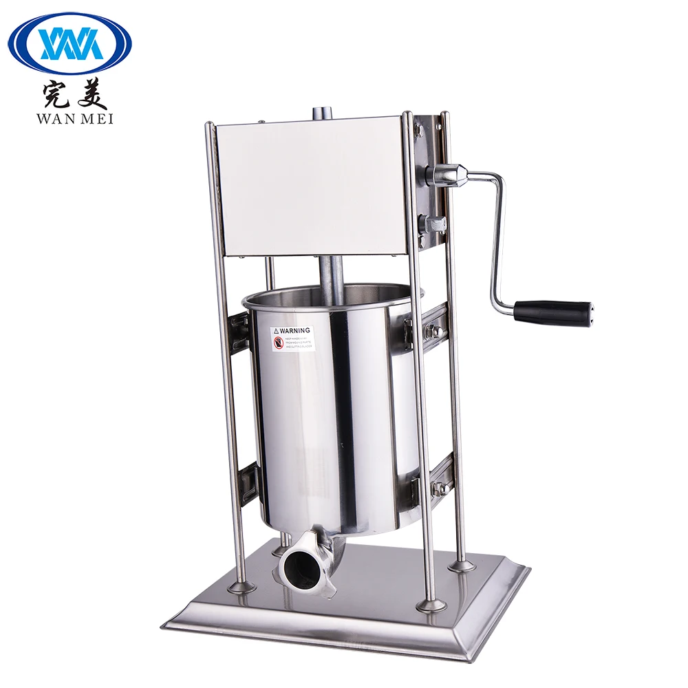 High Quality Commercial 304 Stainless Steel Meat Manual Sausage Stuffer
