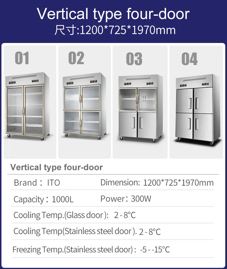 High Quality Industry General National Meat China Domestic Refrigerator For Sale