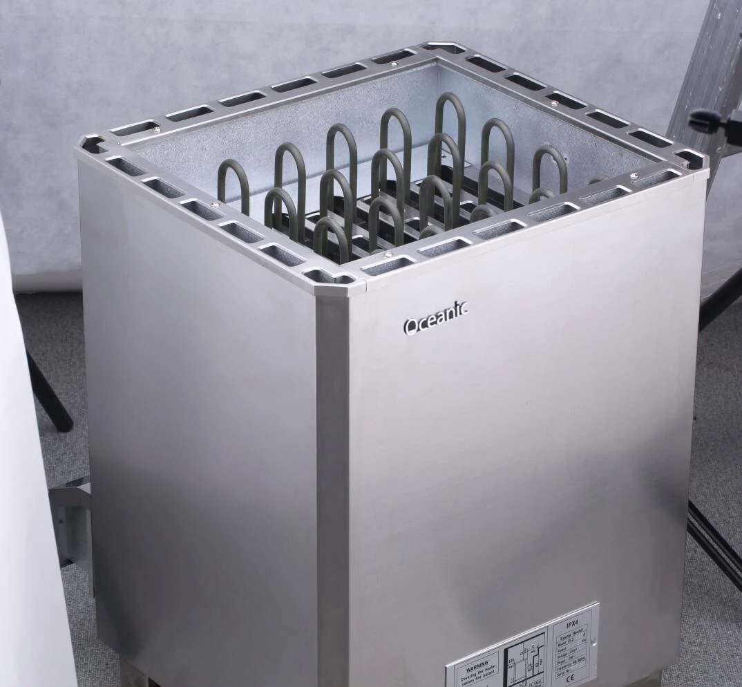 high quality SUS304 stainless steel jacket  electric heating sauna bath heater