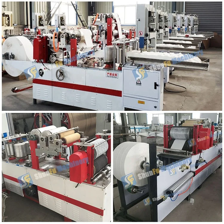 small fully automatic tissue napkin paper towel production making machines napkins for home business
