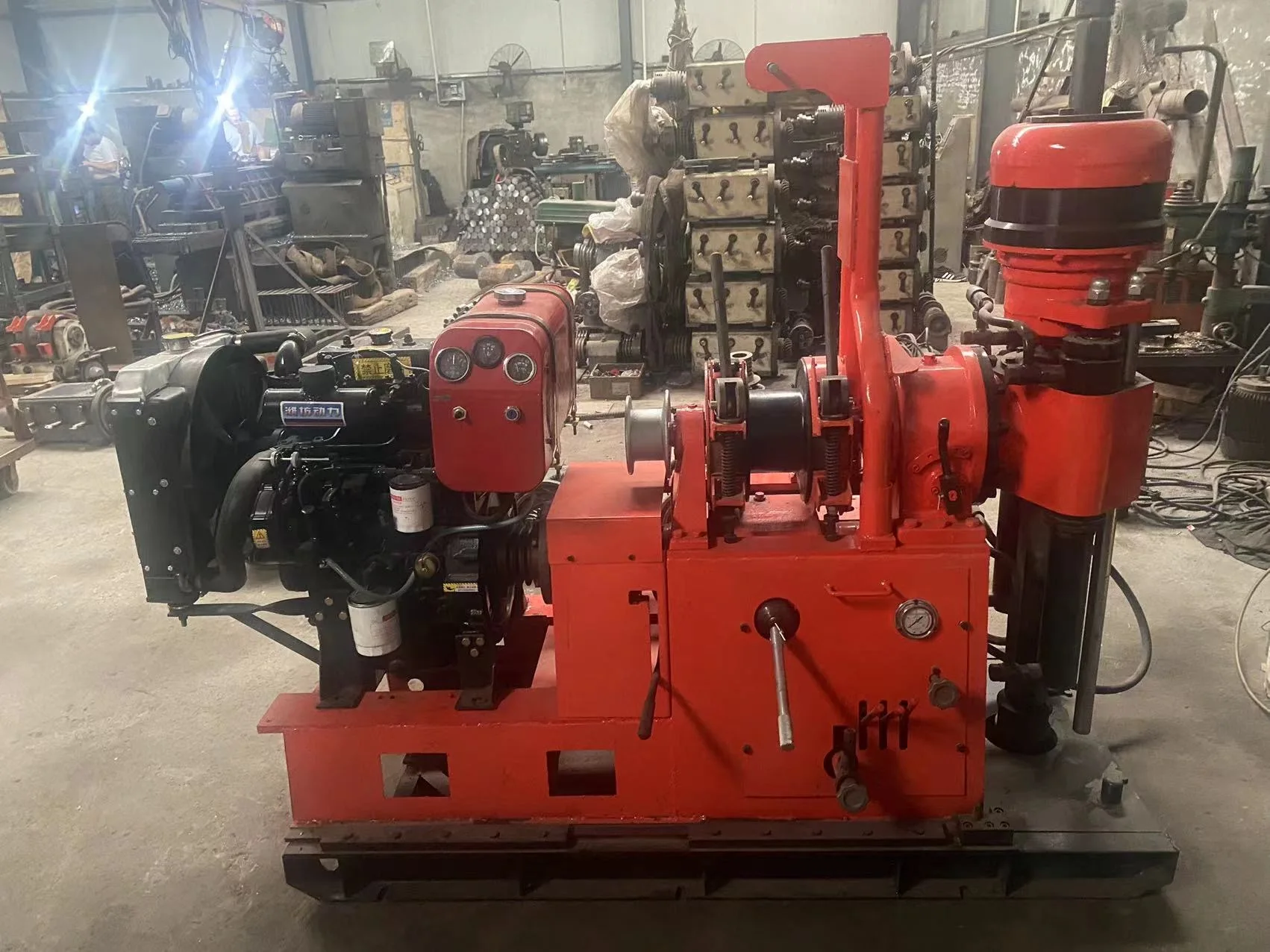 Геологическая буровая машина 38hp/300 м для бурения водяных