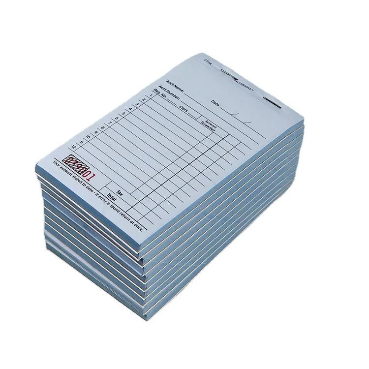 CT-1A Good Sale White  Color Guest Check Waiter Pads For Sale