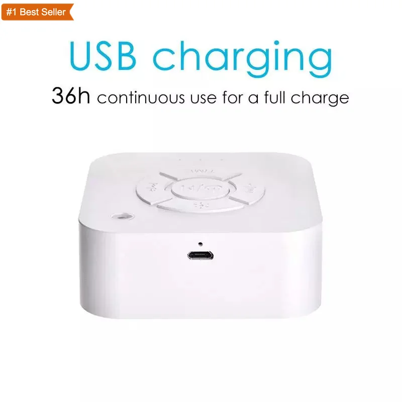 Jumon Portable White Noise Machine Baby Sleeps Sound White Noise Sleep Machine